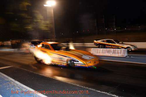 Jim Gifford 'Nor'Easters' (near lane) vs. Steve Timoszyk 'Detroit Tiger' (far lane)